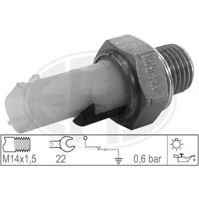 Exclusivo Interruptor de control de la presión de aceite ERA 330698
